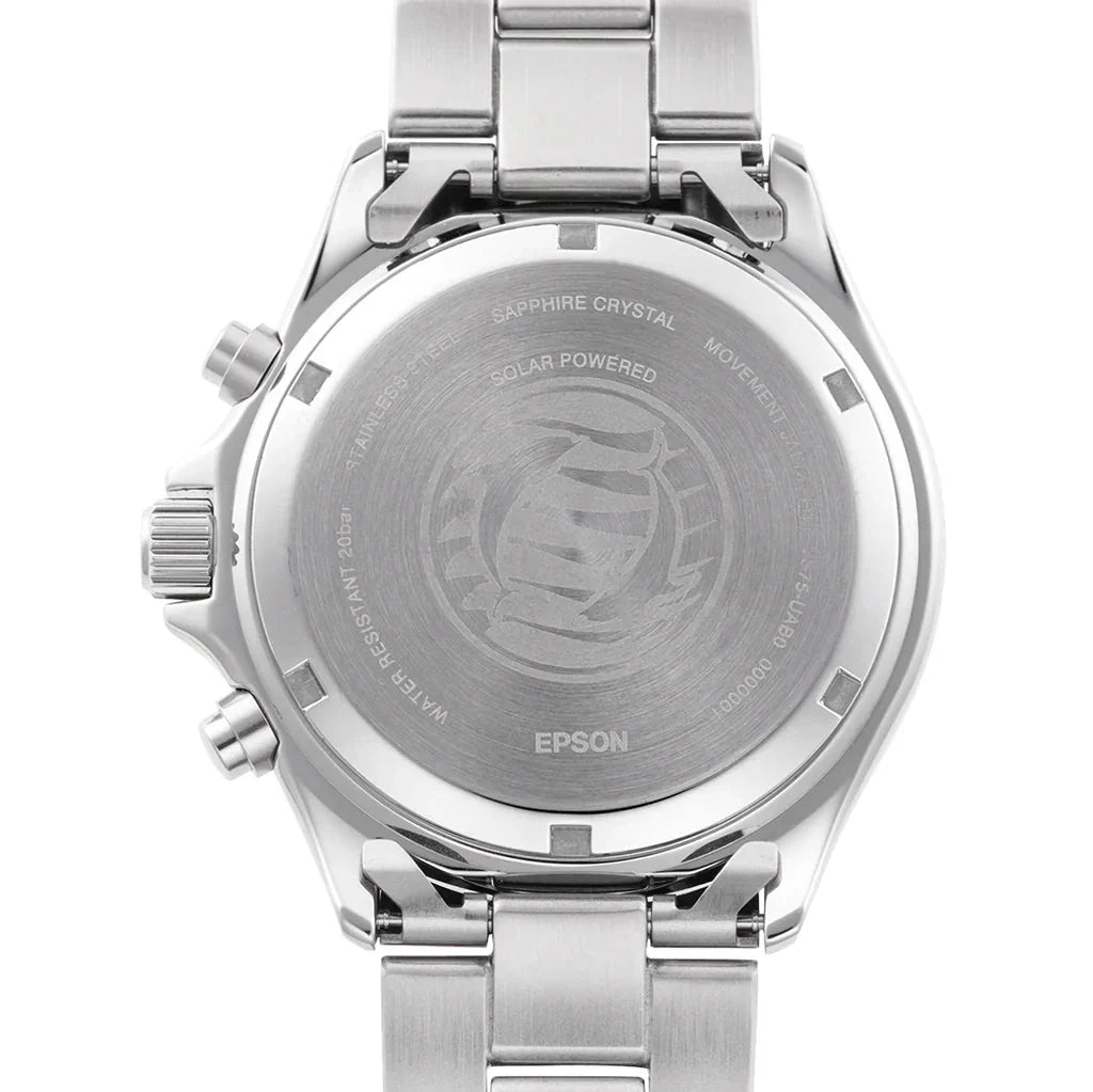 Orient Mako Solar Men's Silver Watch