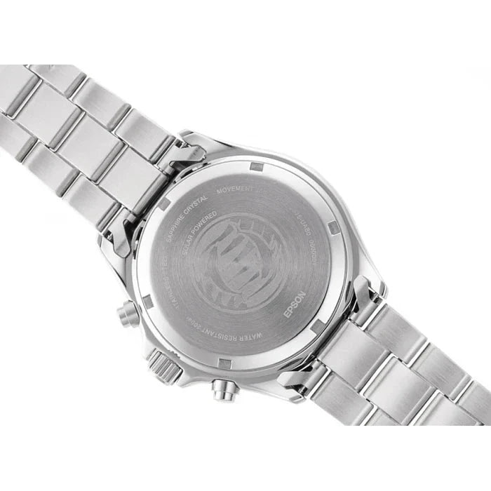Orient Mako Solar Men's Silver Watch