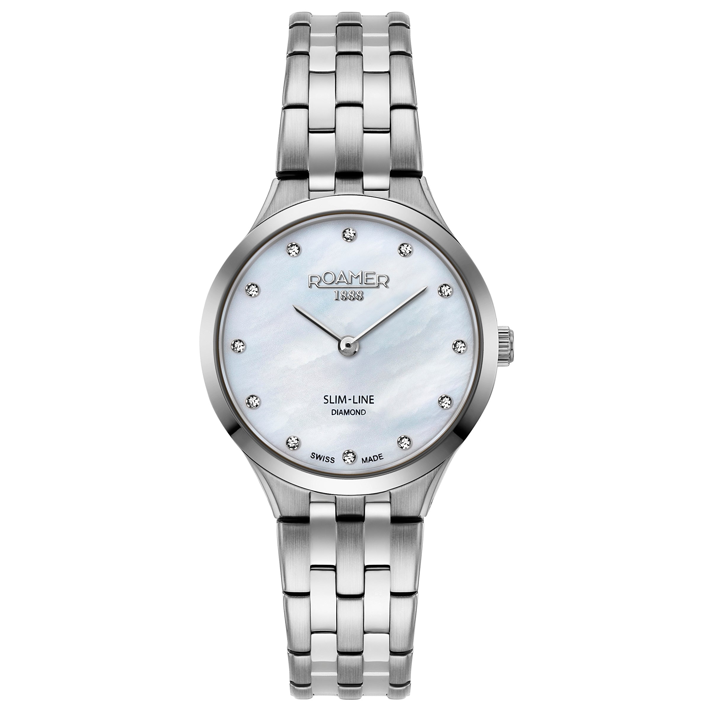 Roamer Slim-Line Classic Ladies Silver Watch