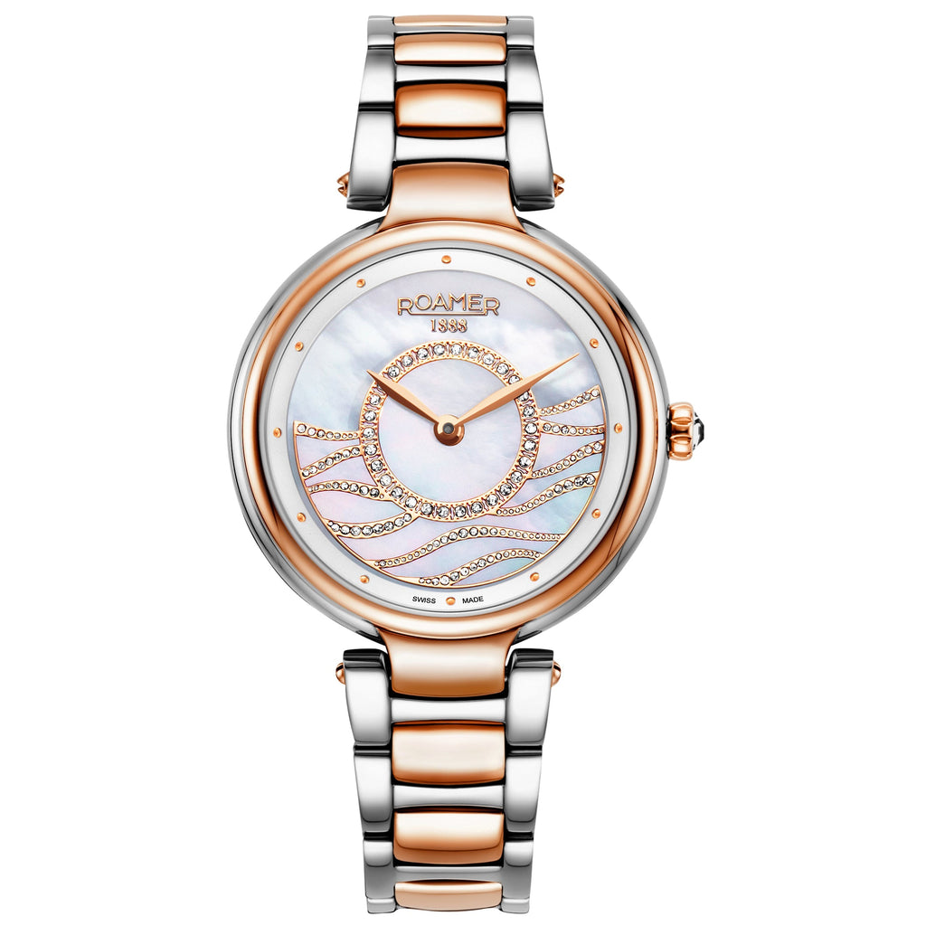 Roamer Lady Mermaid Steel Two-Tone Rose Gold Watch