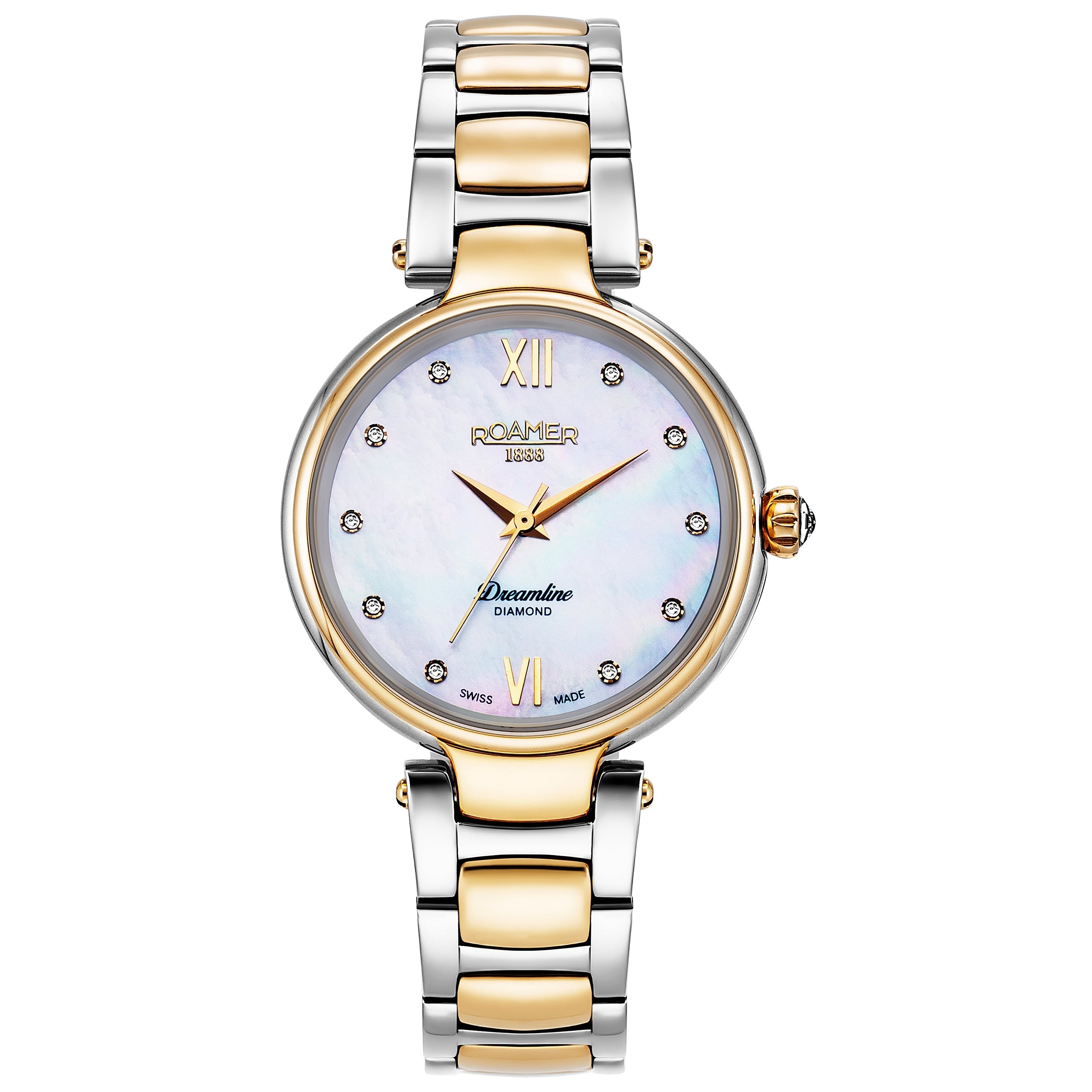 Roamer Dreamline Ladies Two-Tone Rose Gold Watch