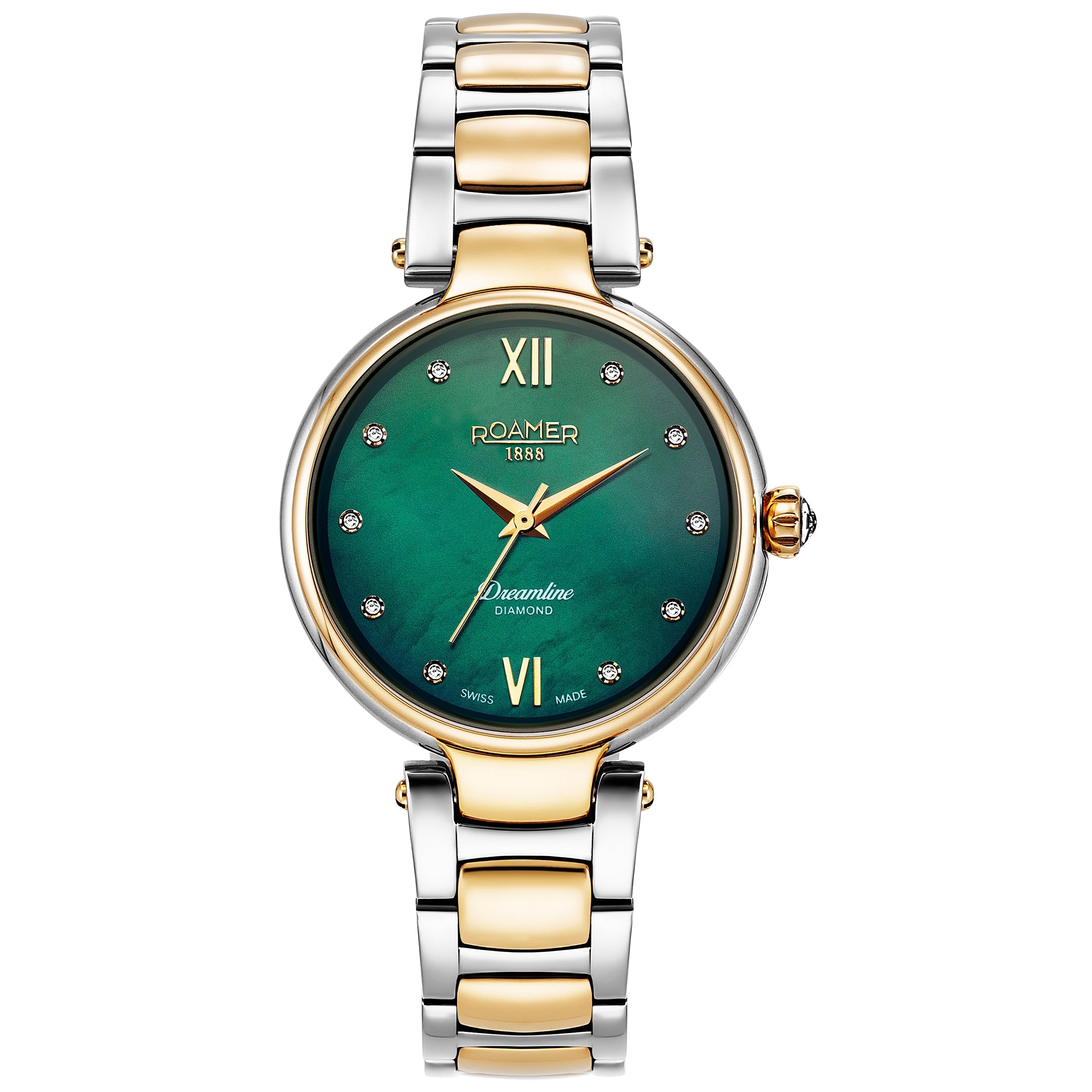 Roamer Dreamline Ladies Two-Tone Rose Gold Watch