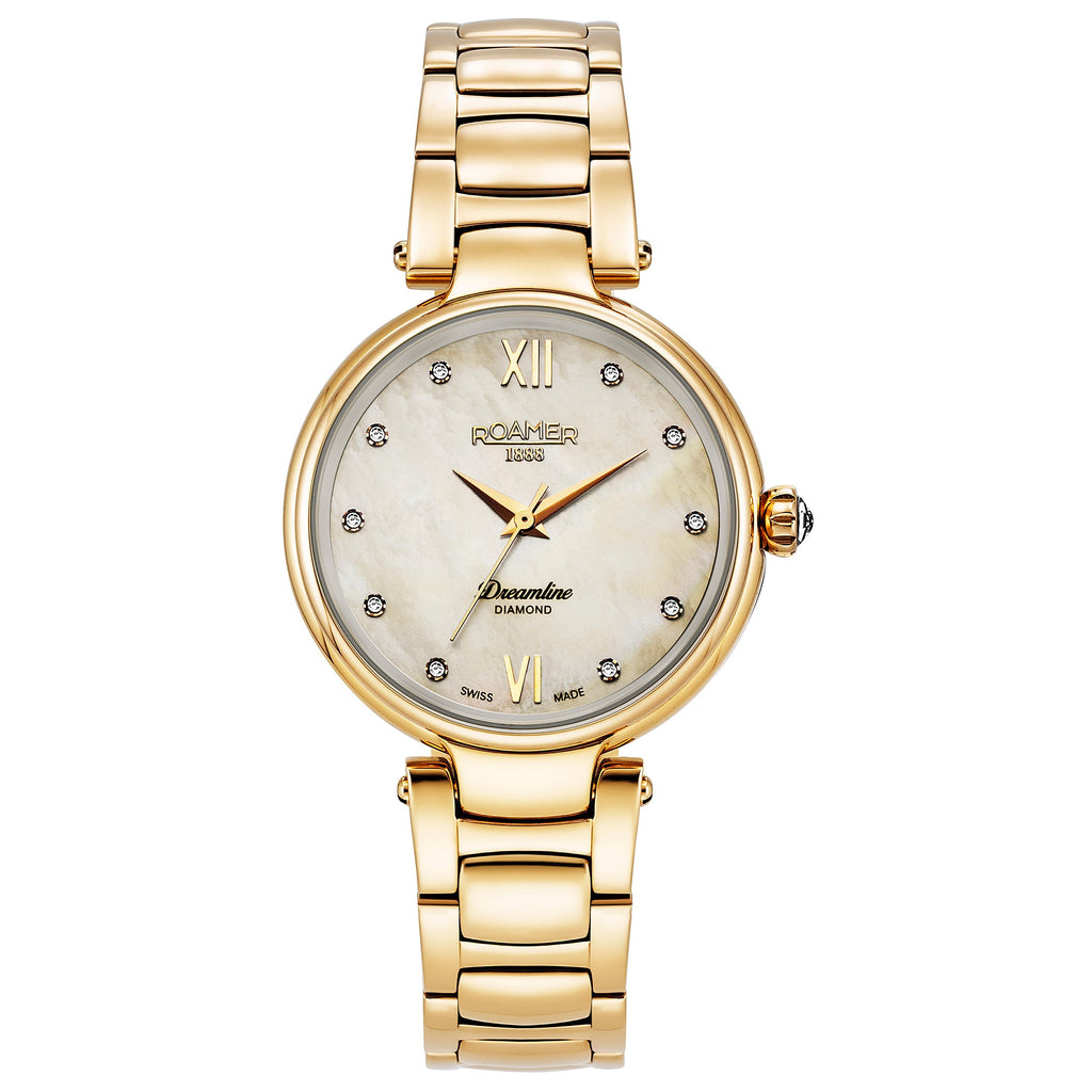 Roamer Dreamline Diamonds Ladies Gold Watch