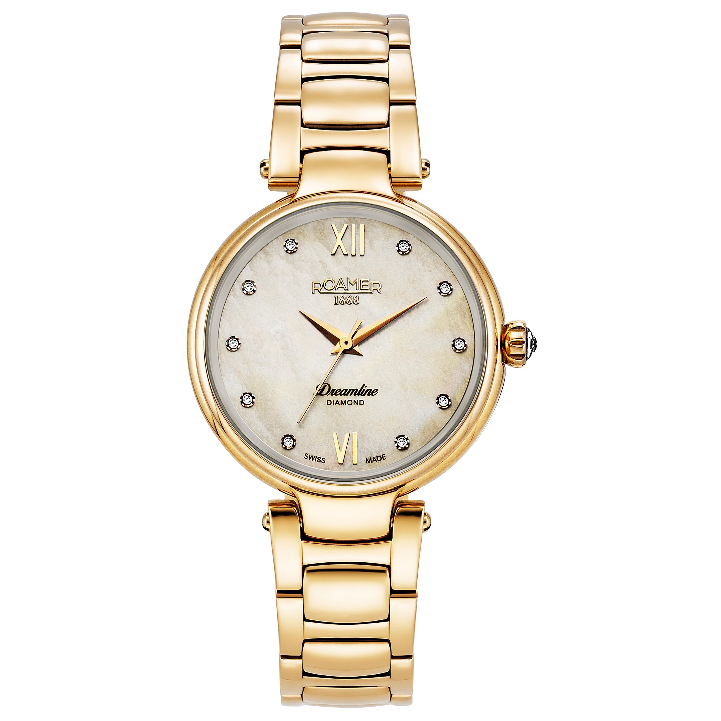 Roamer Dreamline Diamonds Ladies Gold Watch
