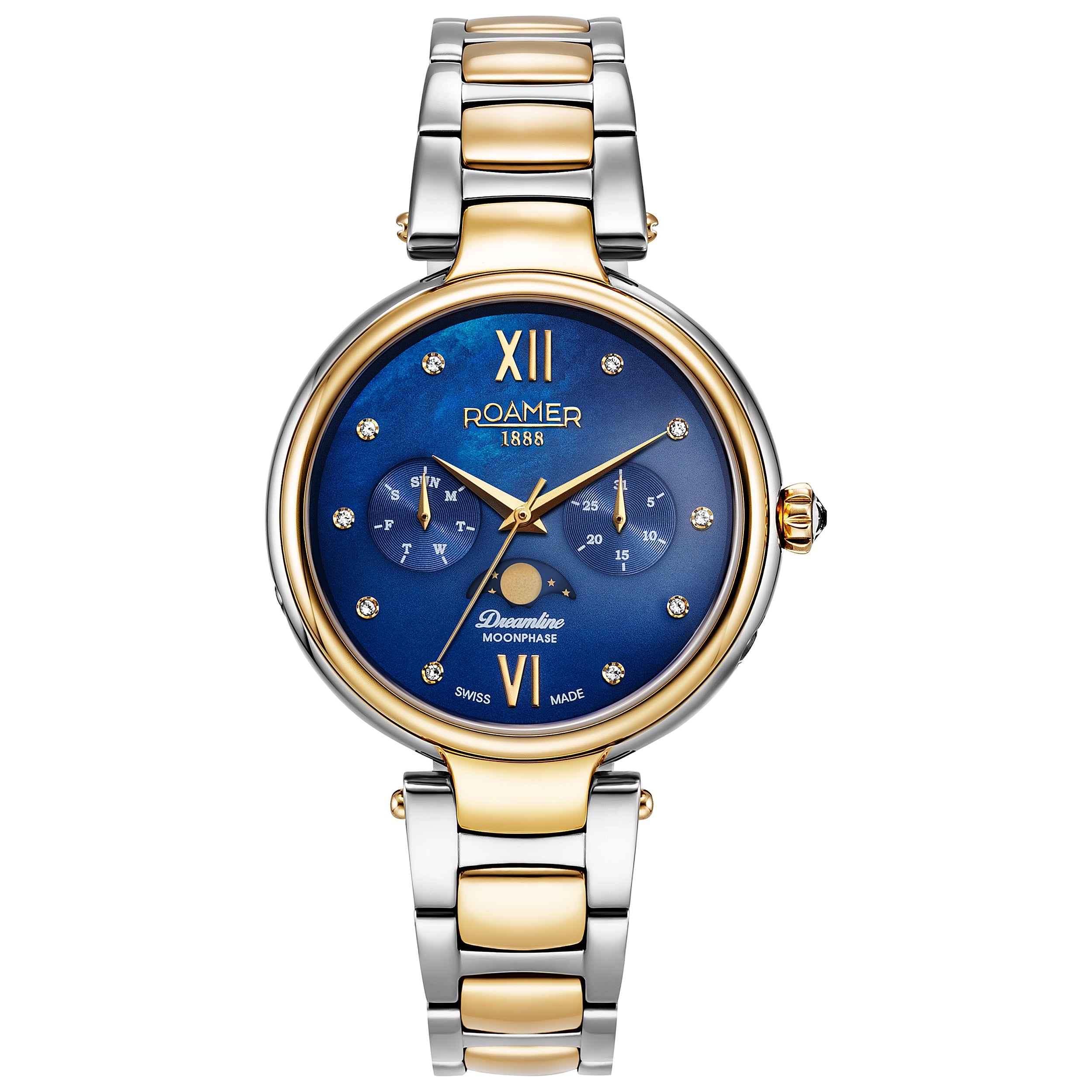 Roamer Dreamline Ladies Two-Tone Rose Gold Watch