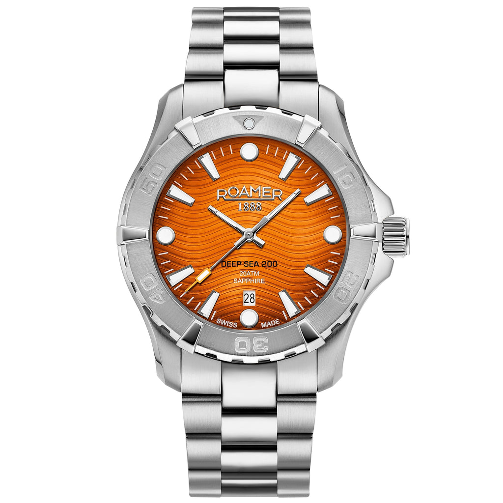 Roamer Deep Sea 200 Men's Orange Watch