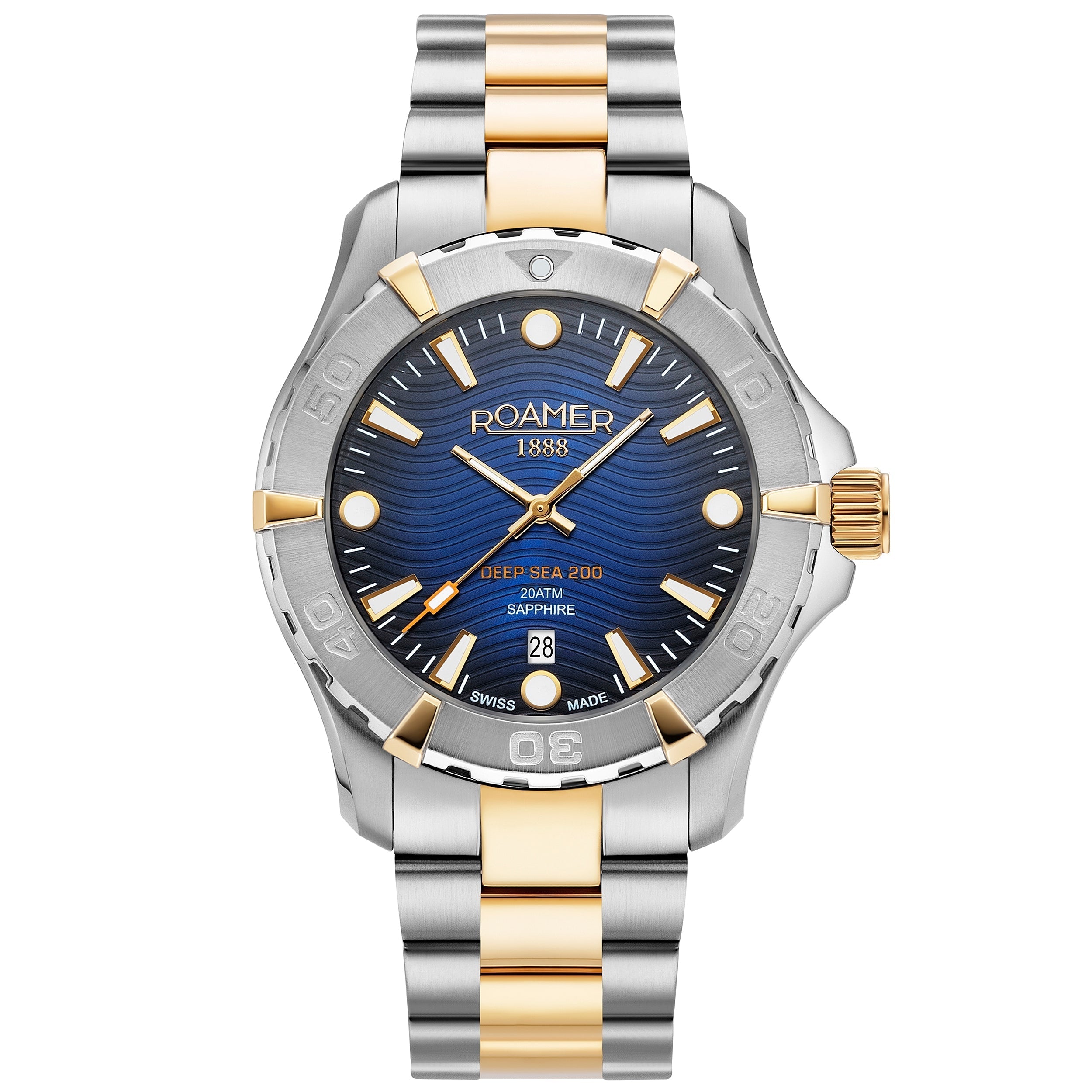 Roamer Deep Sea 200 Men's Two-Tone Watch