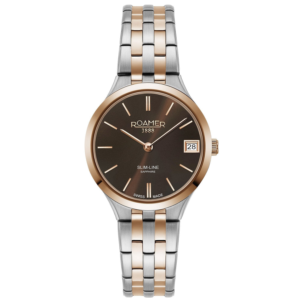 Roamer Ladies Two Tone Slim-Line Classic Watch
