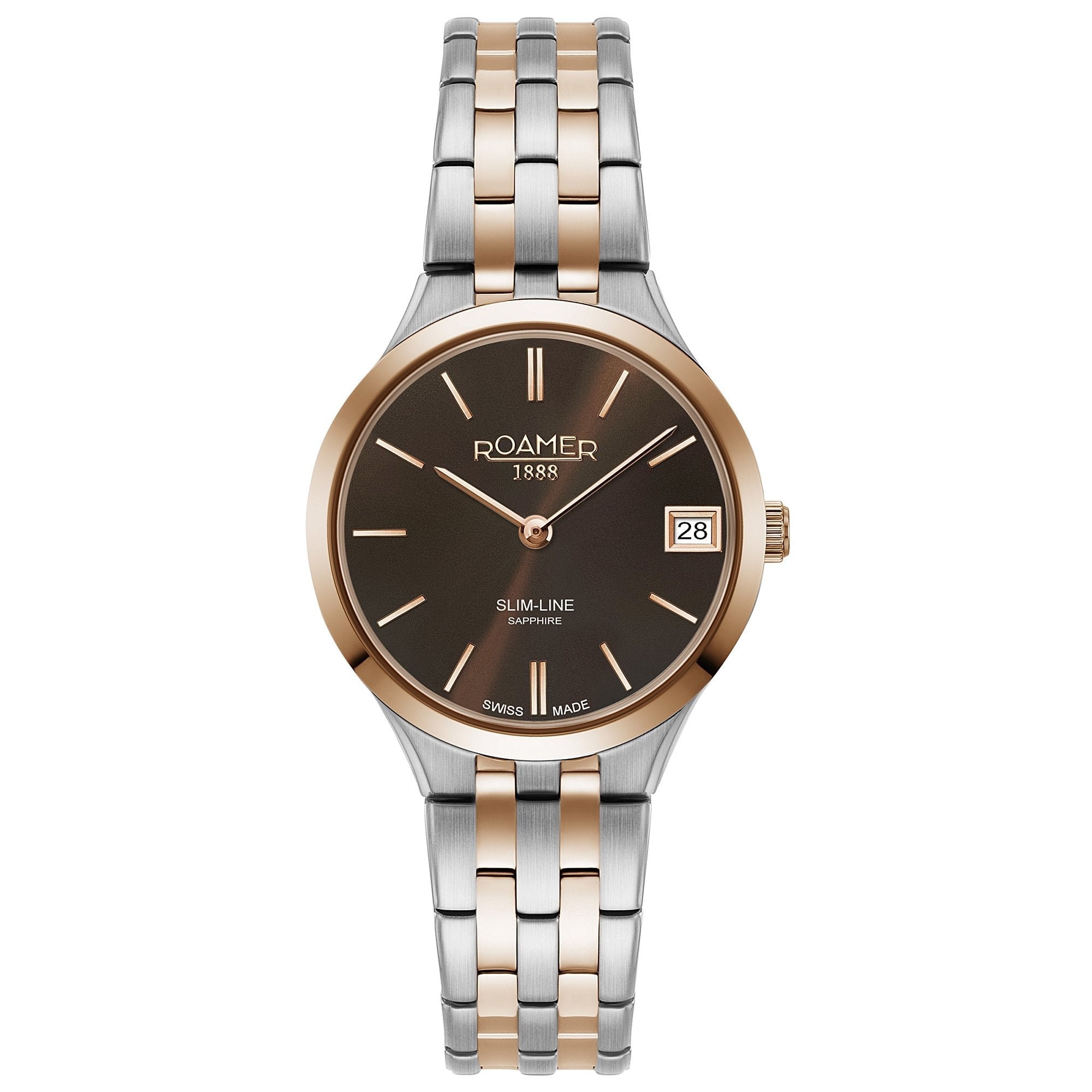 Roamer Ladies Two Tone Slim-Line Classic Watch