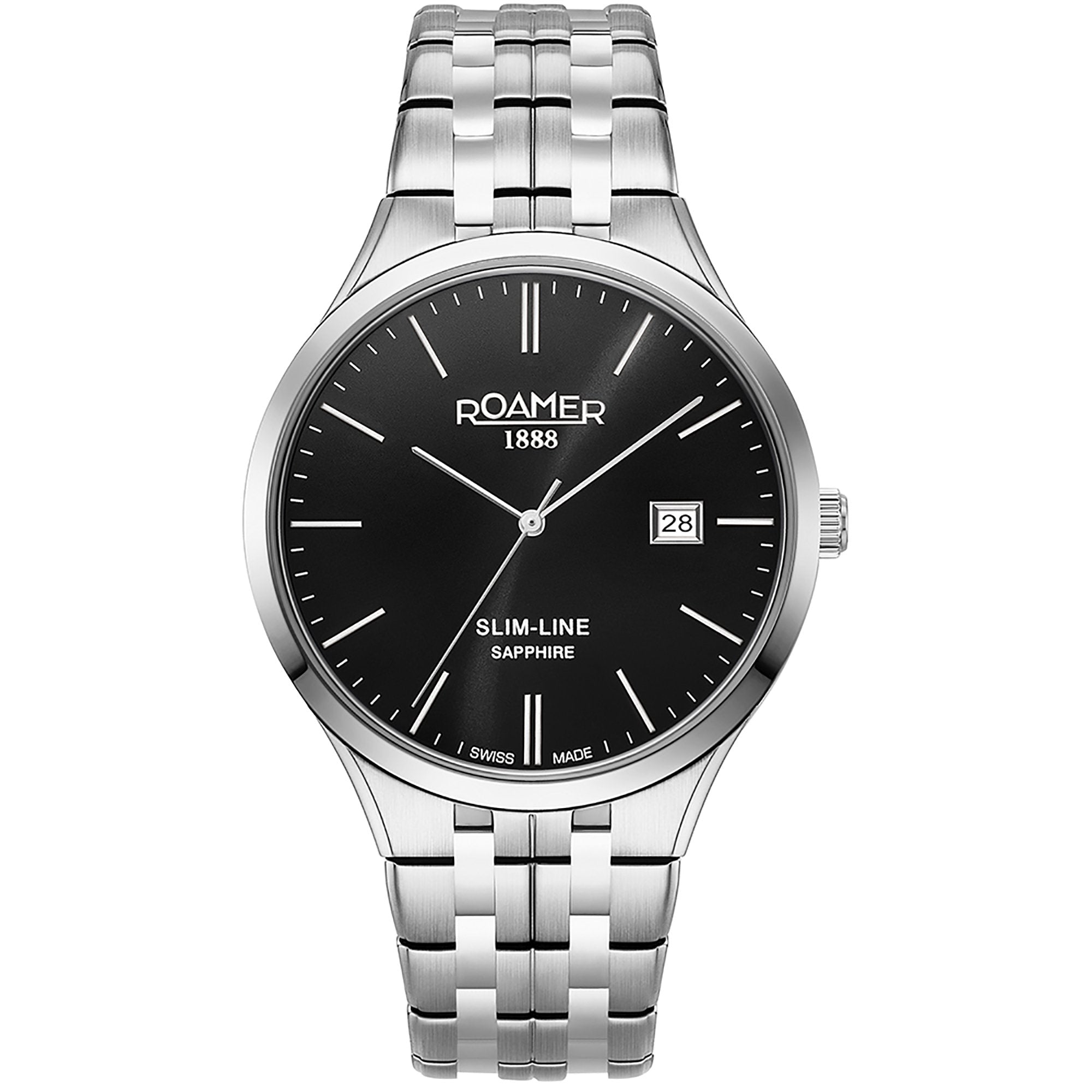 Roamer Men's Black Slim-Line Classic Watch