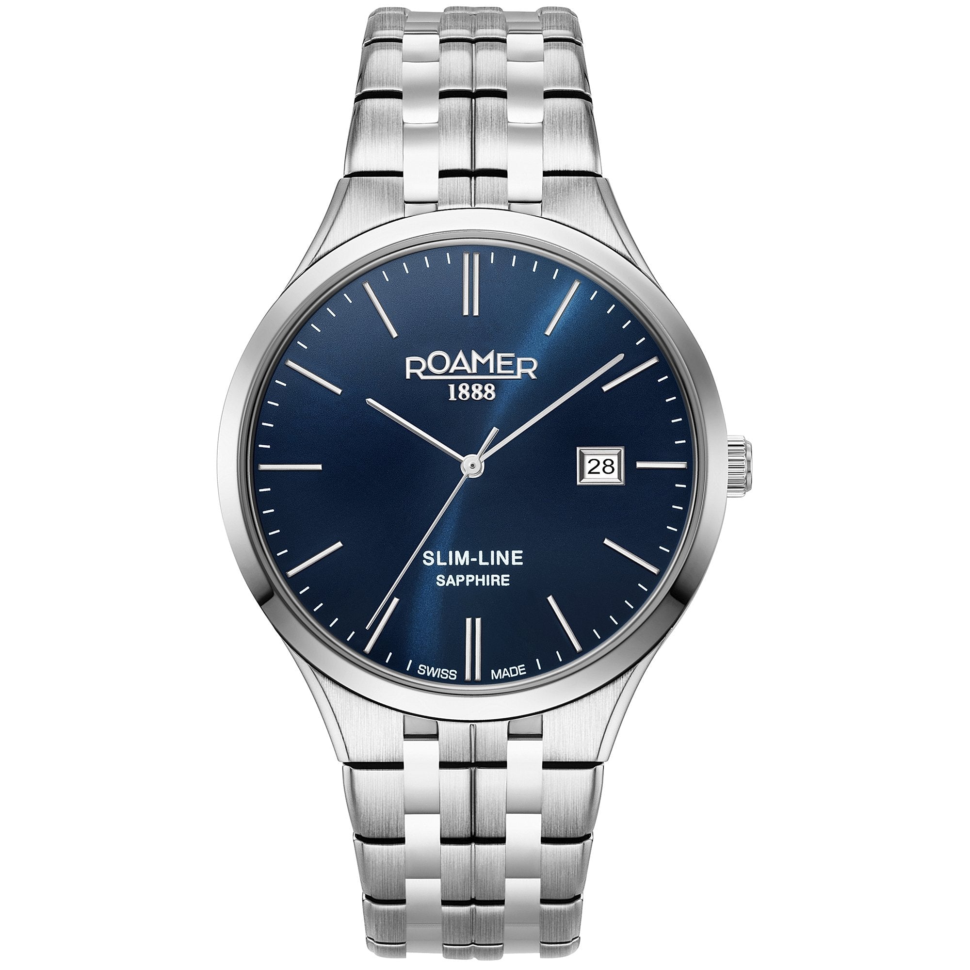 Roamer Men's Blue Slim-Line Classic Watch