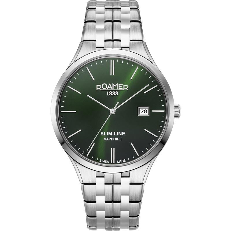 Roamer Men's Green Slim-Line Classic Watch