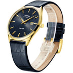 Rotary Ultra Slim Men's Navy Watch