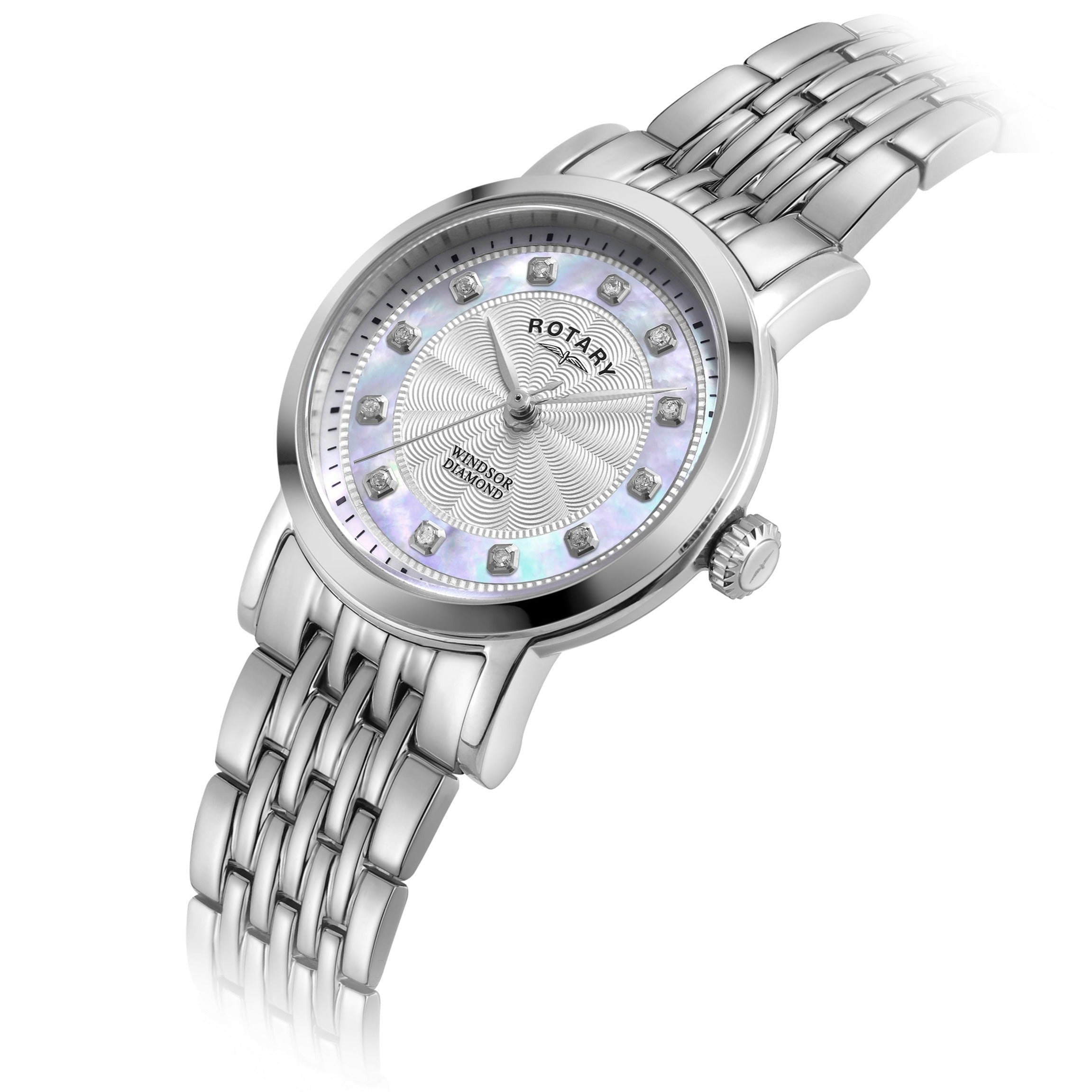Rotary Windsor Ladies Silver Watch