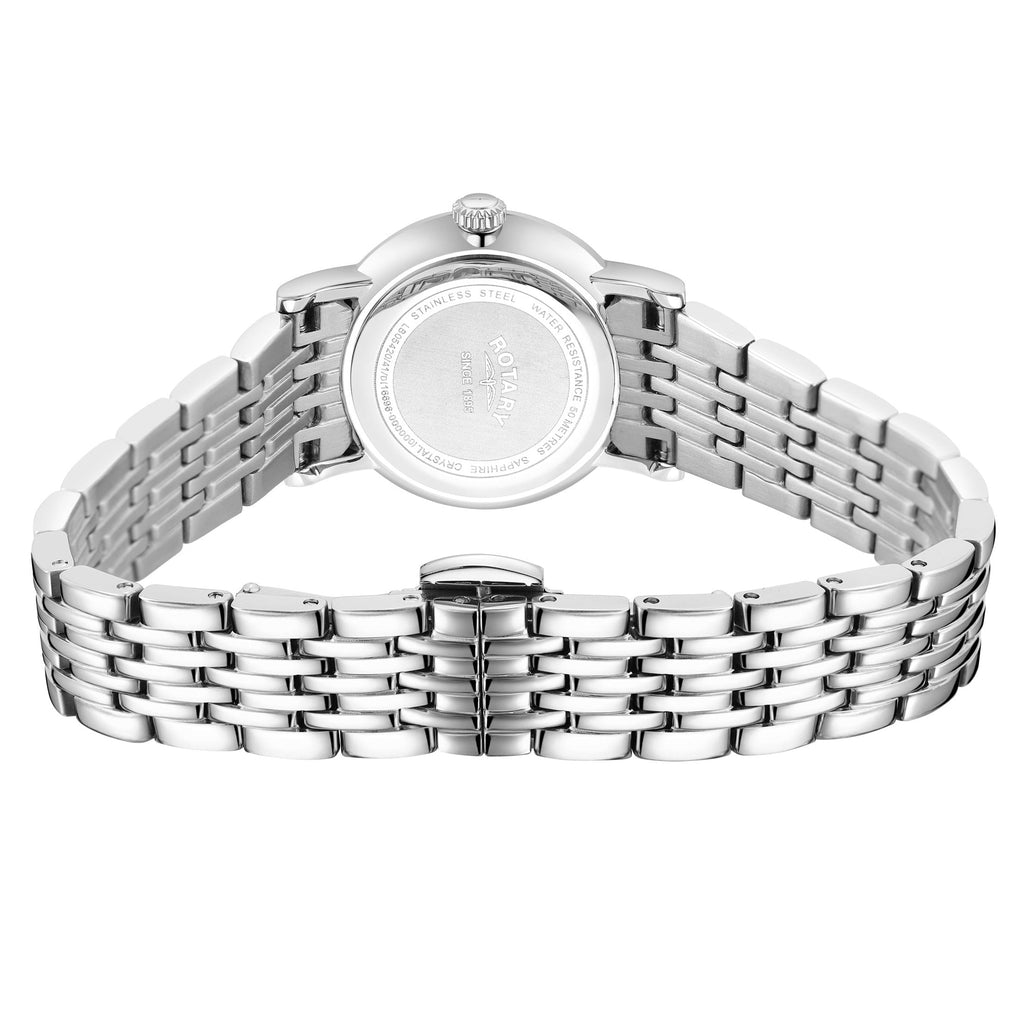 Rotary Windsor Ladies Silver Watch