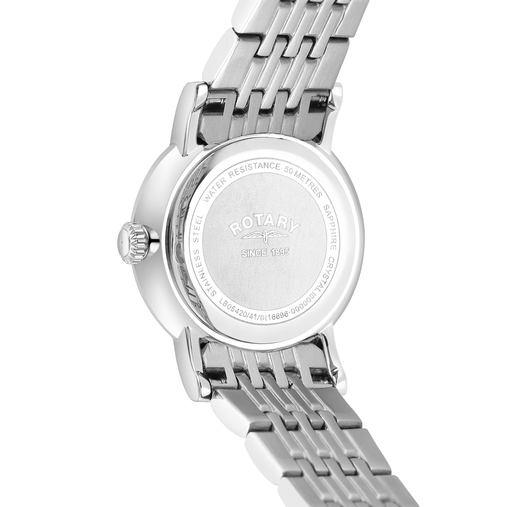 Rotary Windsor Ladies Silver Watch