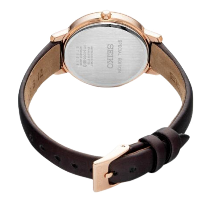Seiko Ladies Brown Solar Watch