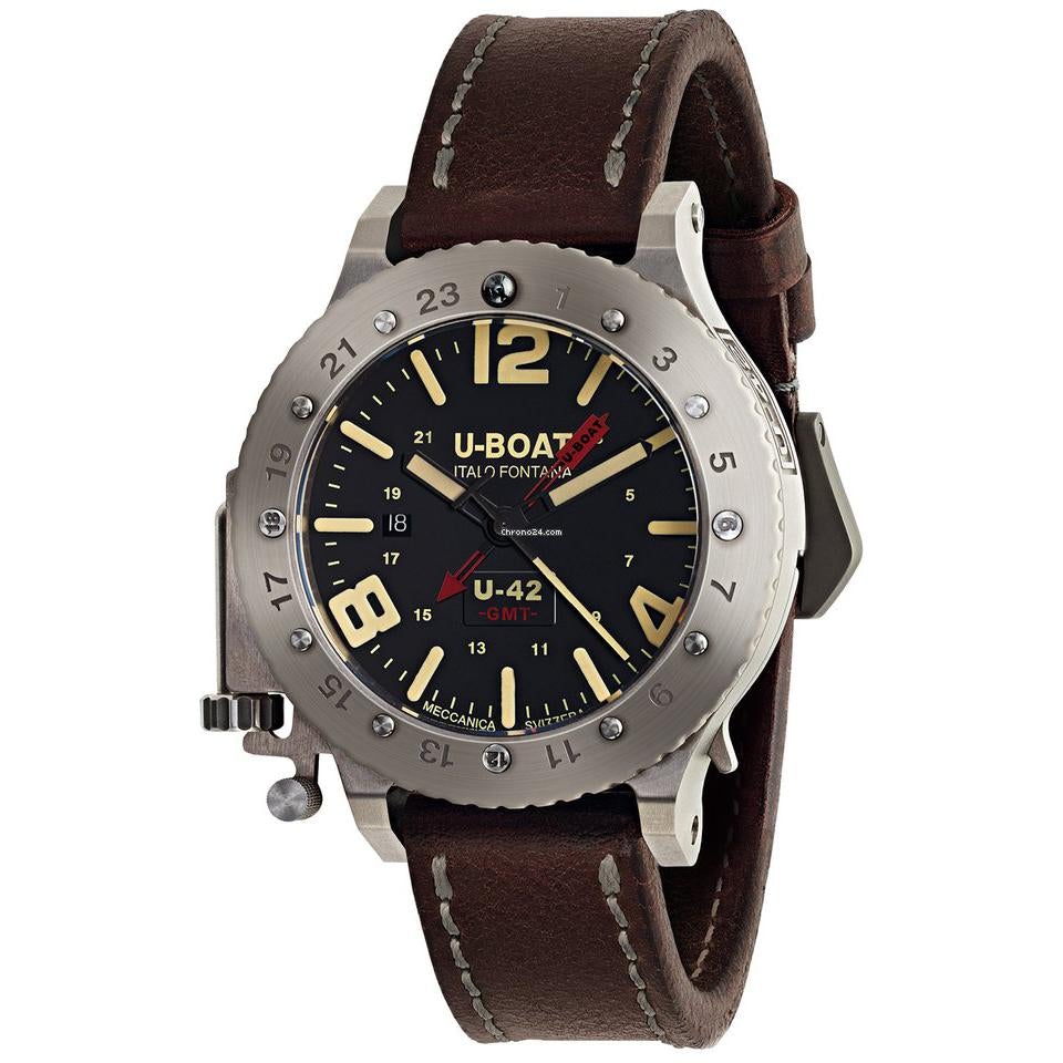 U-Boat Men's Brown GMT Watch