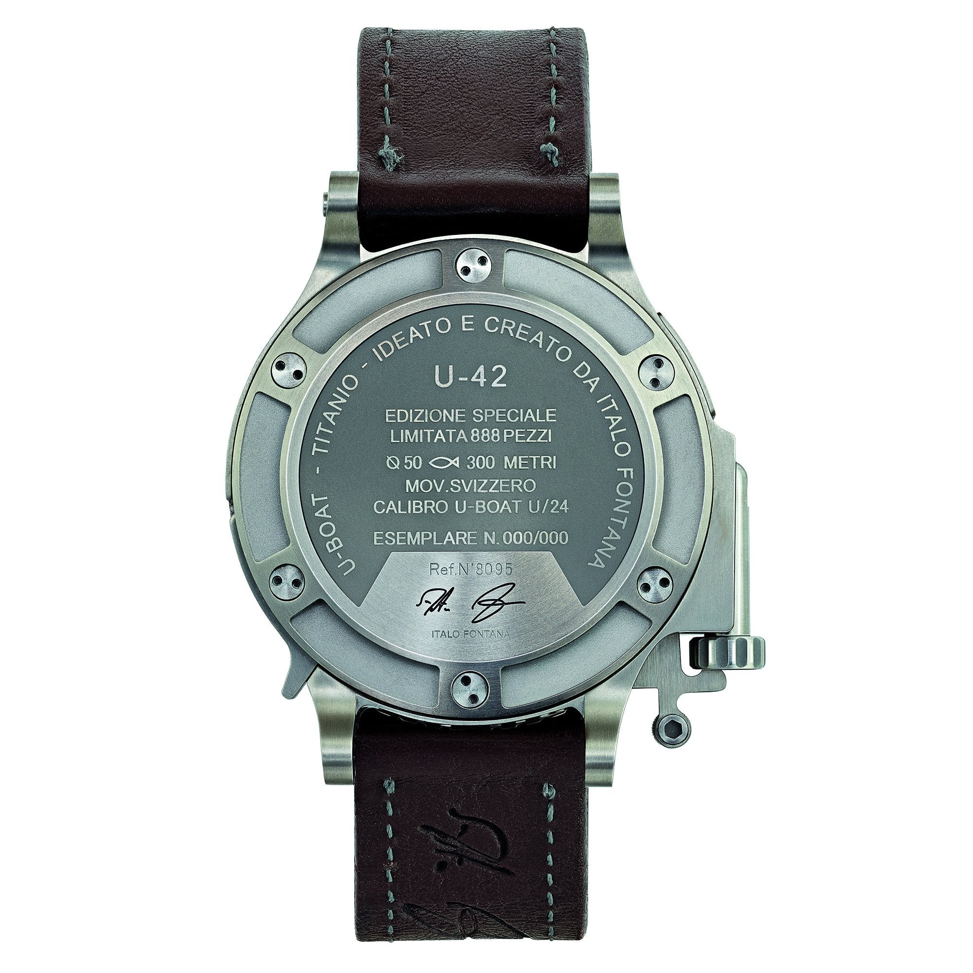 U-Boat Men's Brown GMT Watch