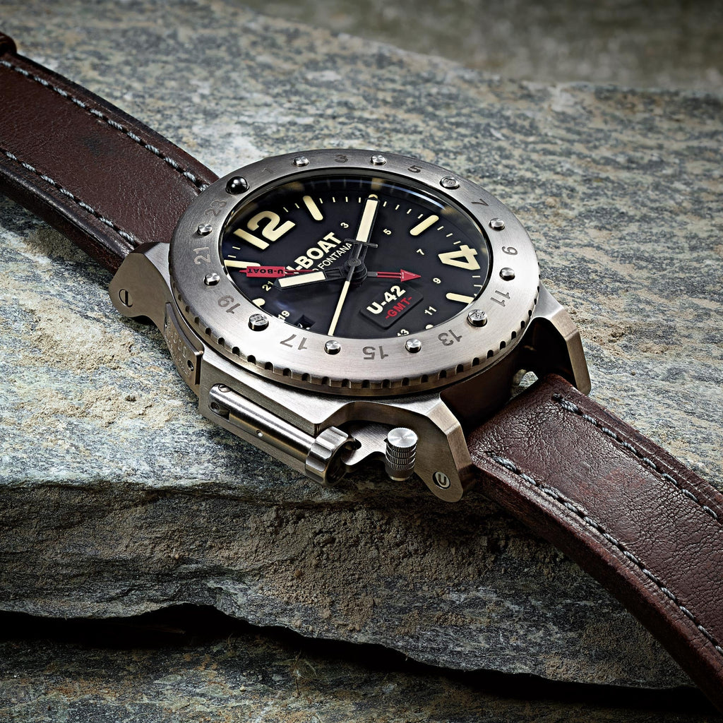 U-Boat Men's Brown GMT Watch