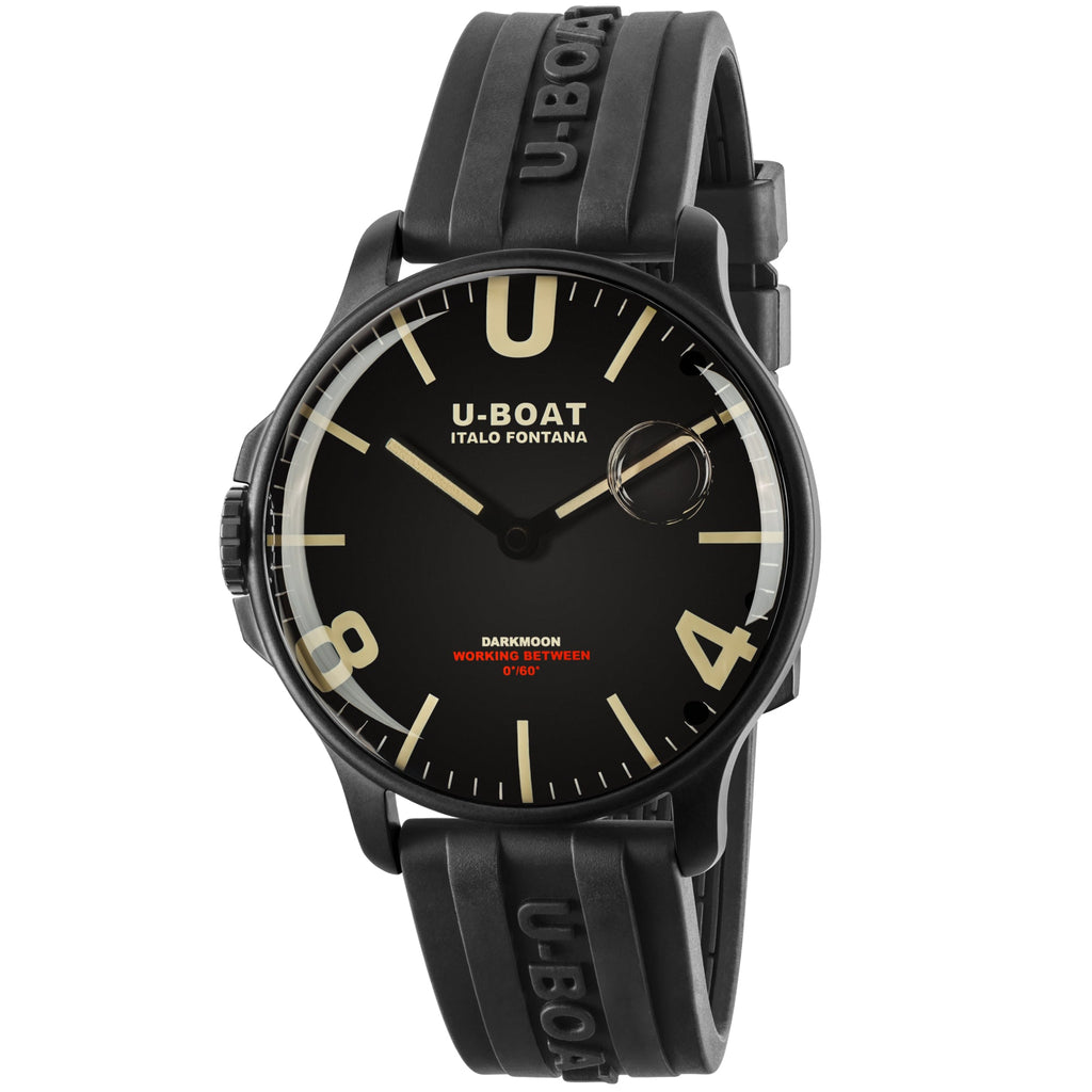 U-Boat Men's Black Darkmoon Watch