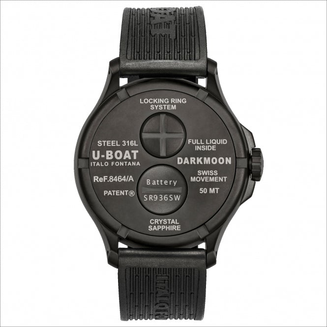 U-Boat Men's Black Darkmoon Watch