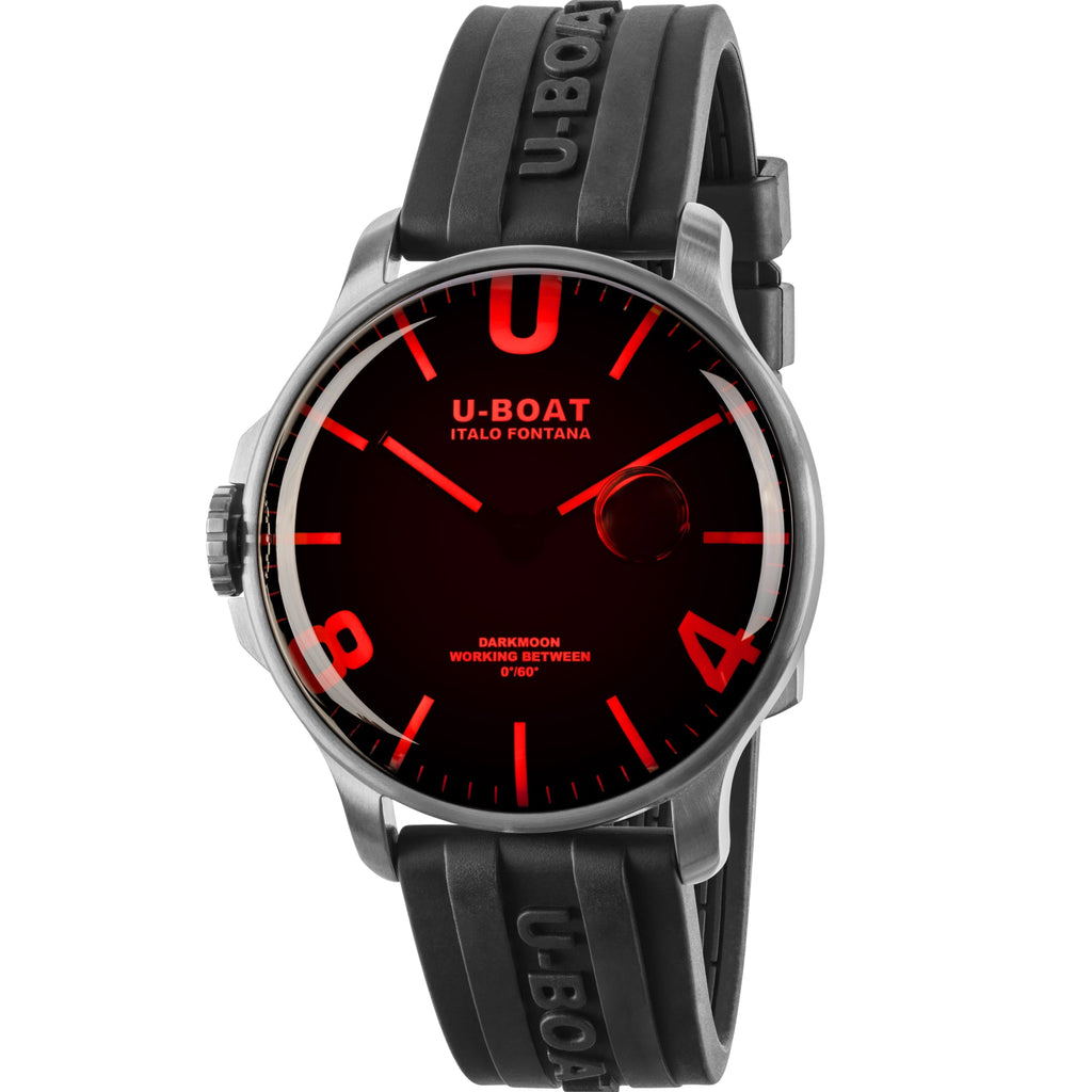 U-Boat Men's Black Darkmoon Watch