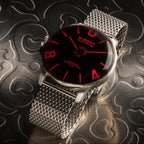 U-Boat Men's Red Darkmoon SS/A Watch