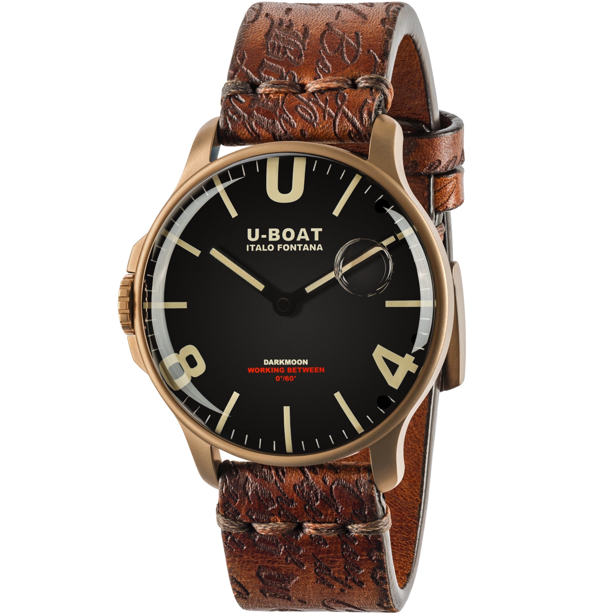 U-Boat Darkmoon 44MM Black IP Bronze/A Men's Watch