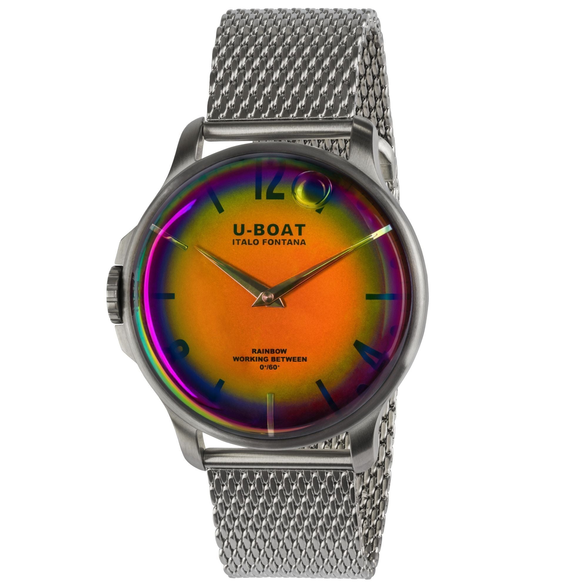 U-Boat Ladies Orange Rainbow Watch