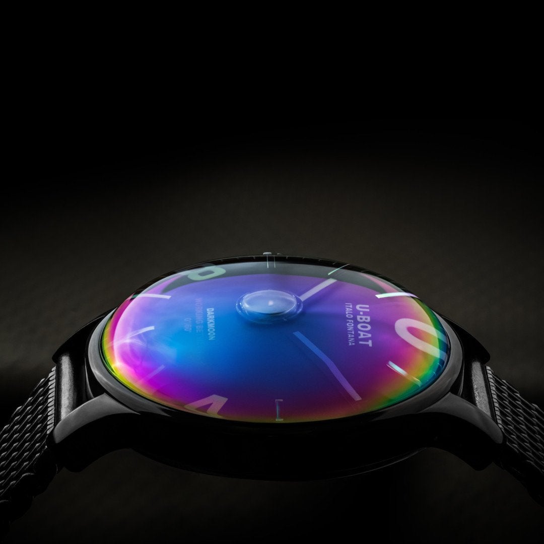 U-Boat Men's Black Darkmoon Watch