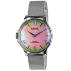 U-Boat Ladies Pink MOP Rainbow Watch