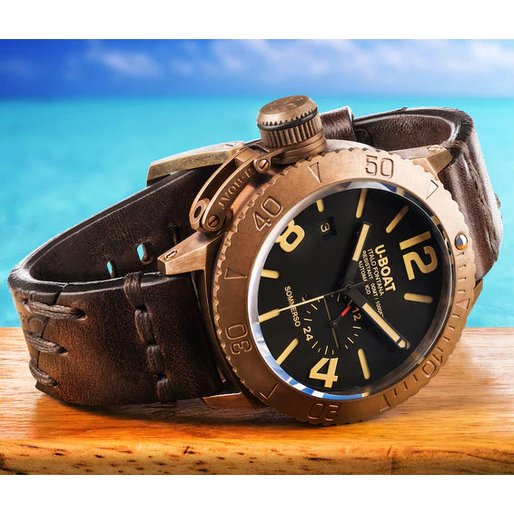 U-Boat Sommerso Bronze Diver Men’s Black Watch