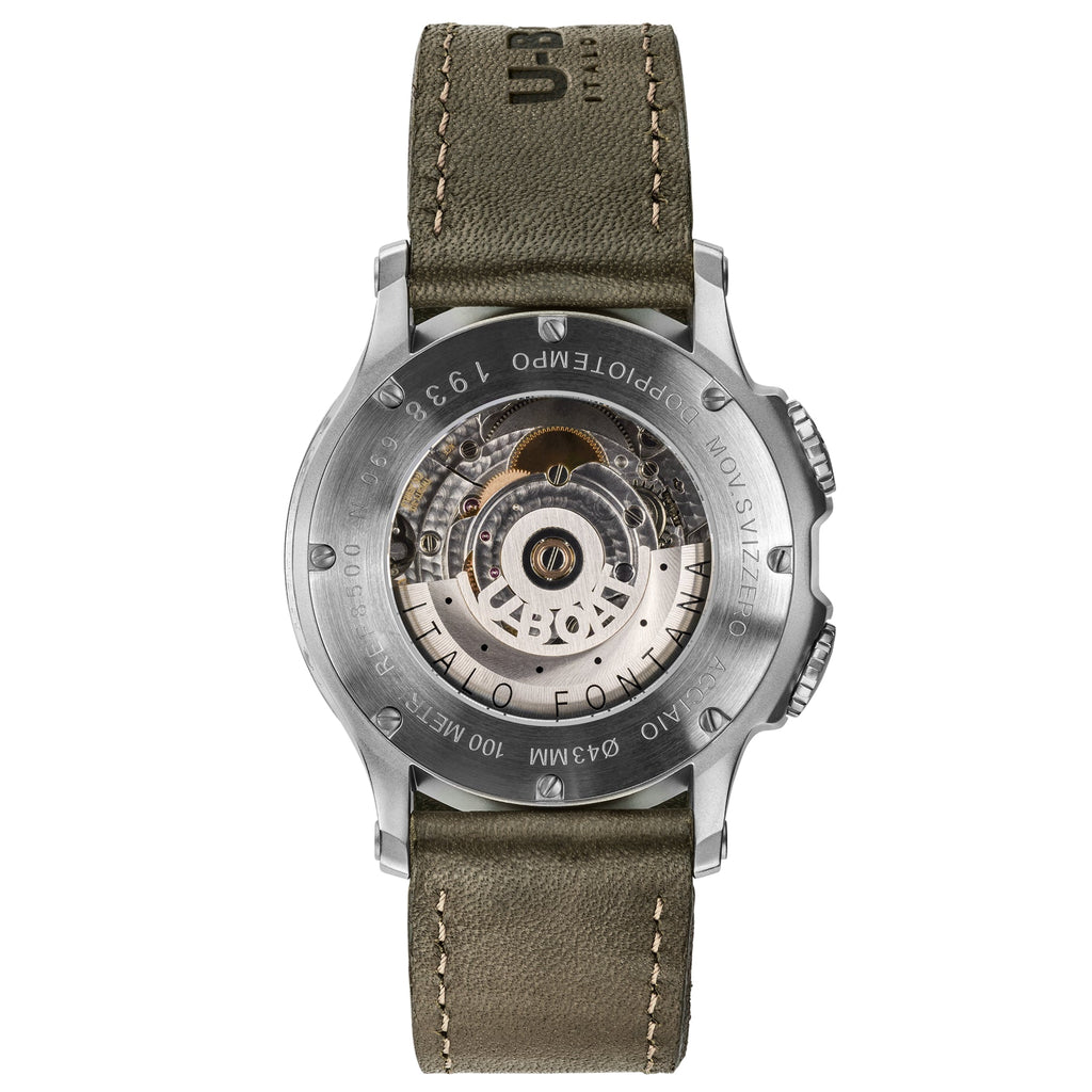 U-Boat Men's Green Calf Doppiotempo Watch