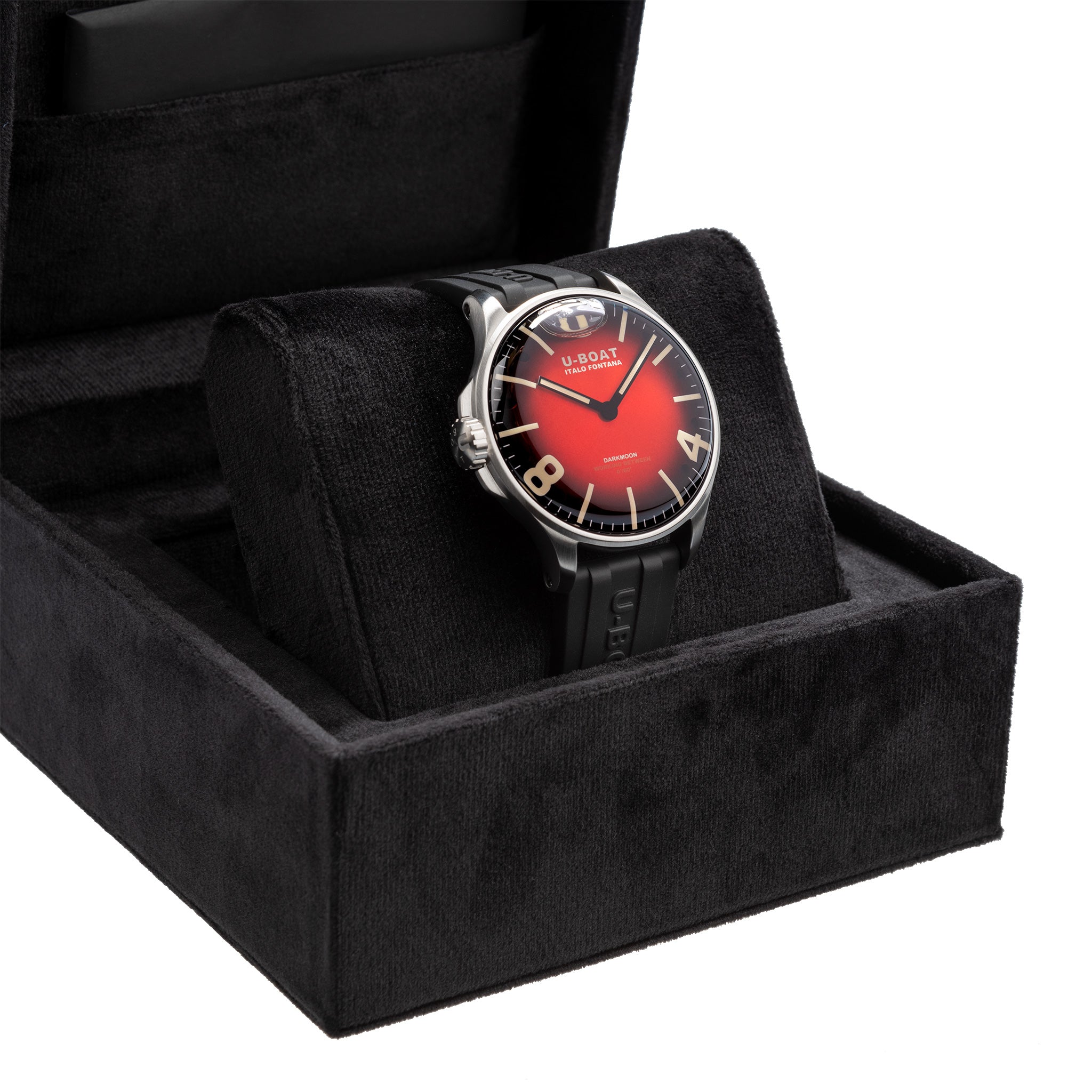 U-Boat Men's Cardinal Red Darkmoon Watch