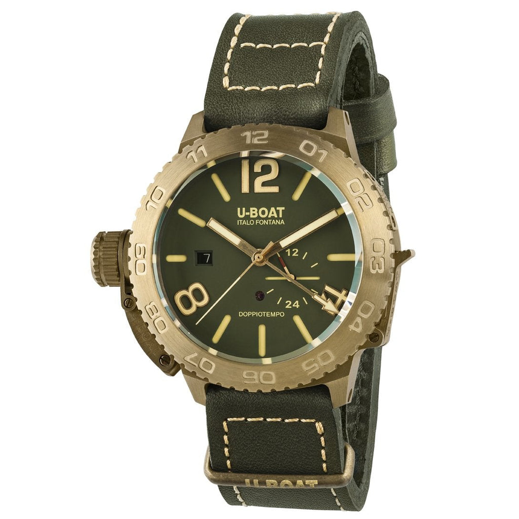 U-Boat Men's Green Doppiotempo Watch