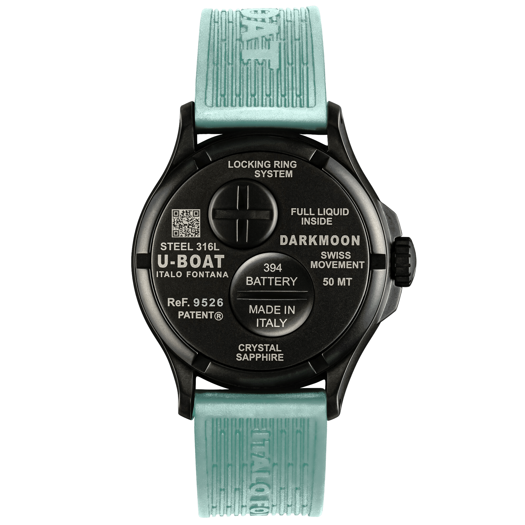 U-Boat Capsoil Darkmoon Men's Aquamarine Watch