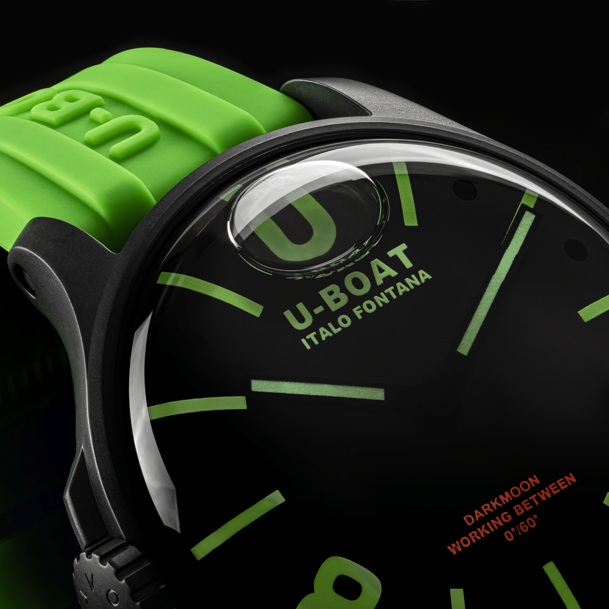 U-Boat Capsoil Darkmoon Men's Green Watch
