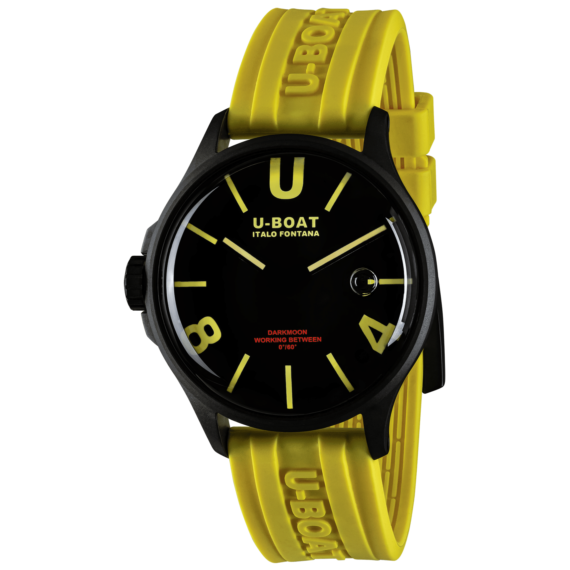 U-Boat Capsoil Darkmoon Men's Yellow Watch