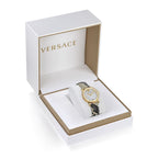 Versace Greca Glass Ladies Black Watch