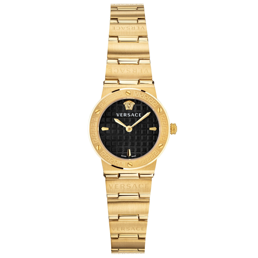 Versace Greca Logo Ladies Gold Watch