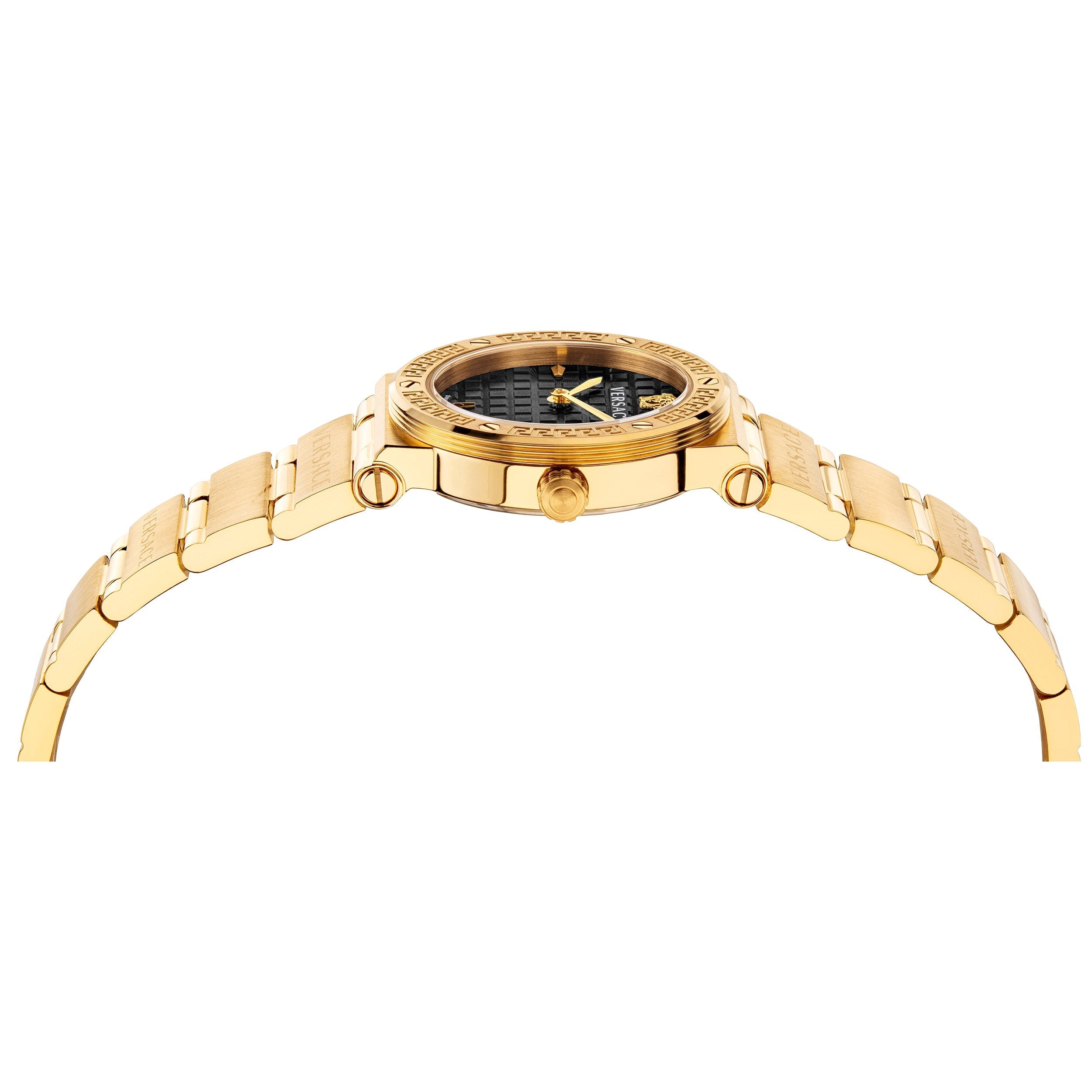 Versace Greca Logo Ladies Gold Watch