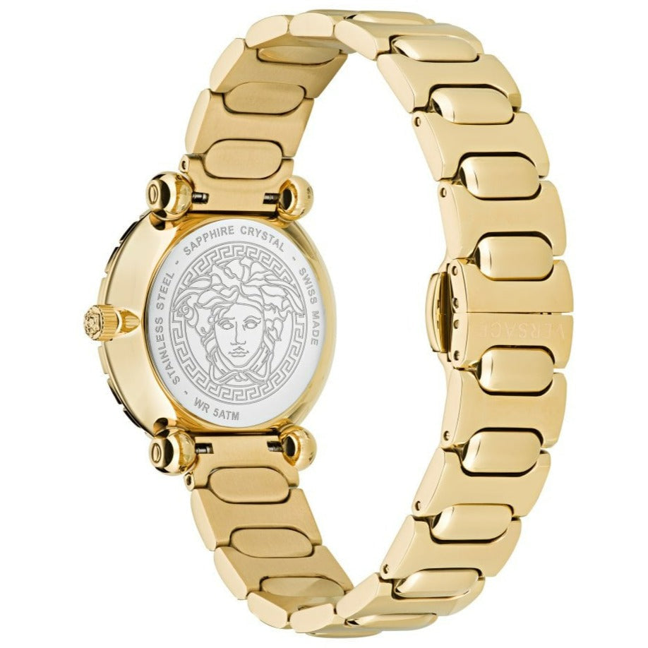 Versace Greca Twist Ladies Gold Watch