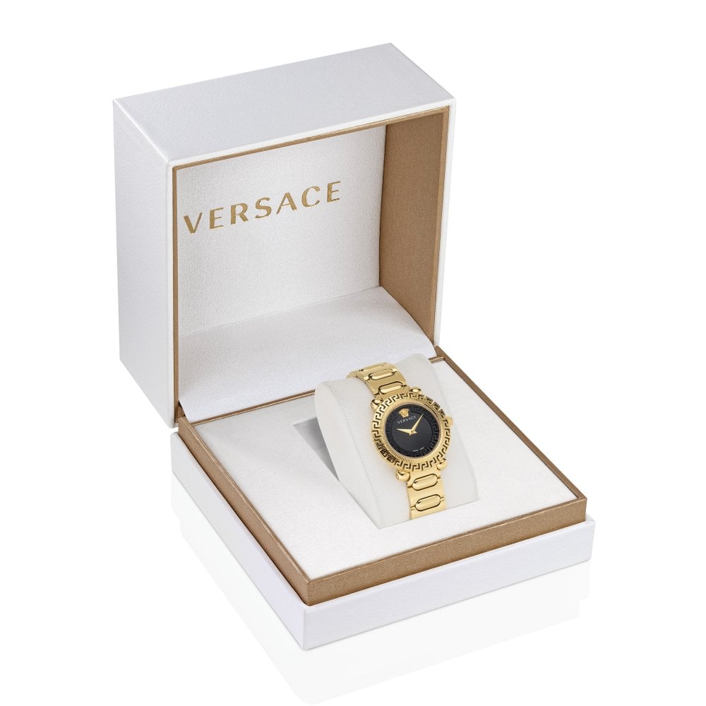 Versace Greca Twist Ladies Gold Watch