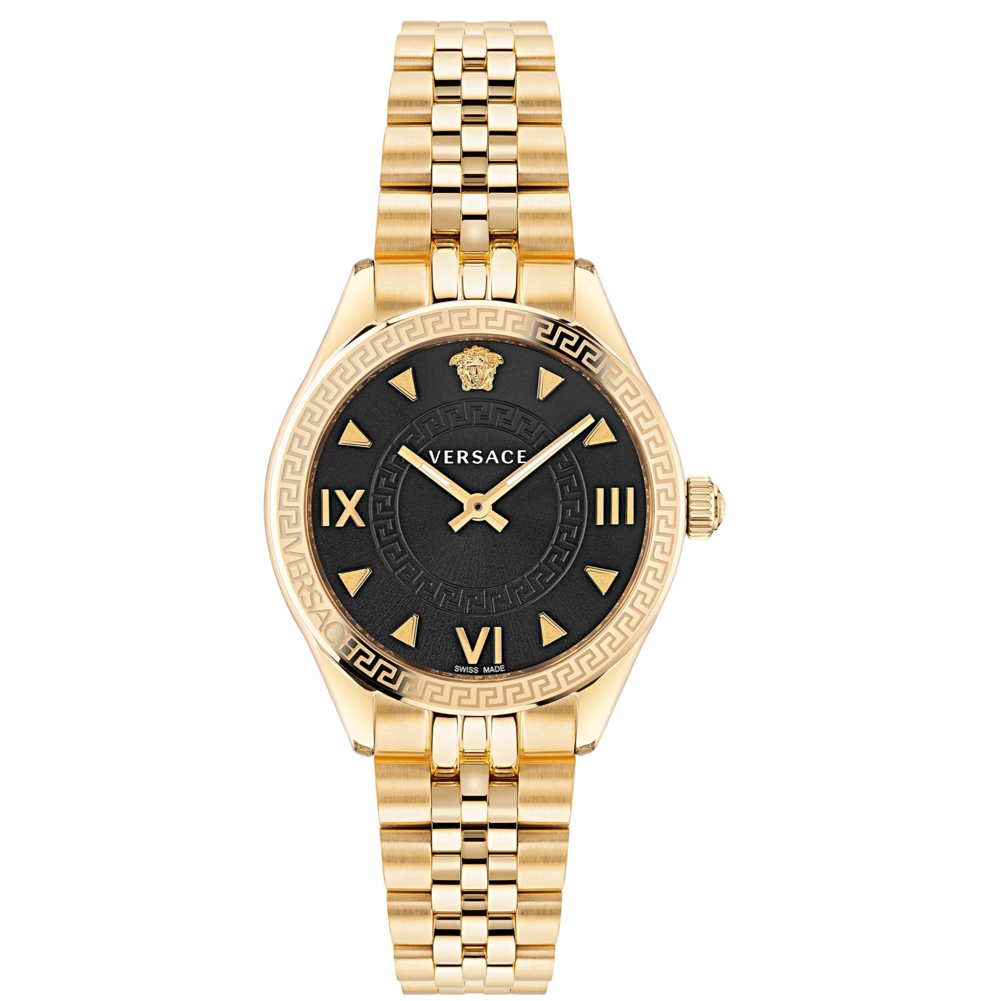 Versace Hellenyium Ladies Gold Watch