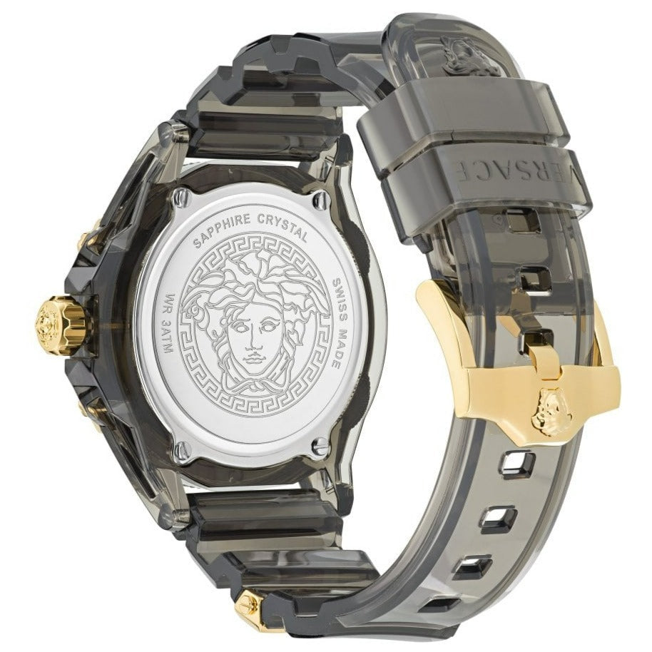 Versace Icon Active Indiglo Unisex Black Watch