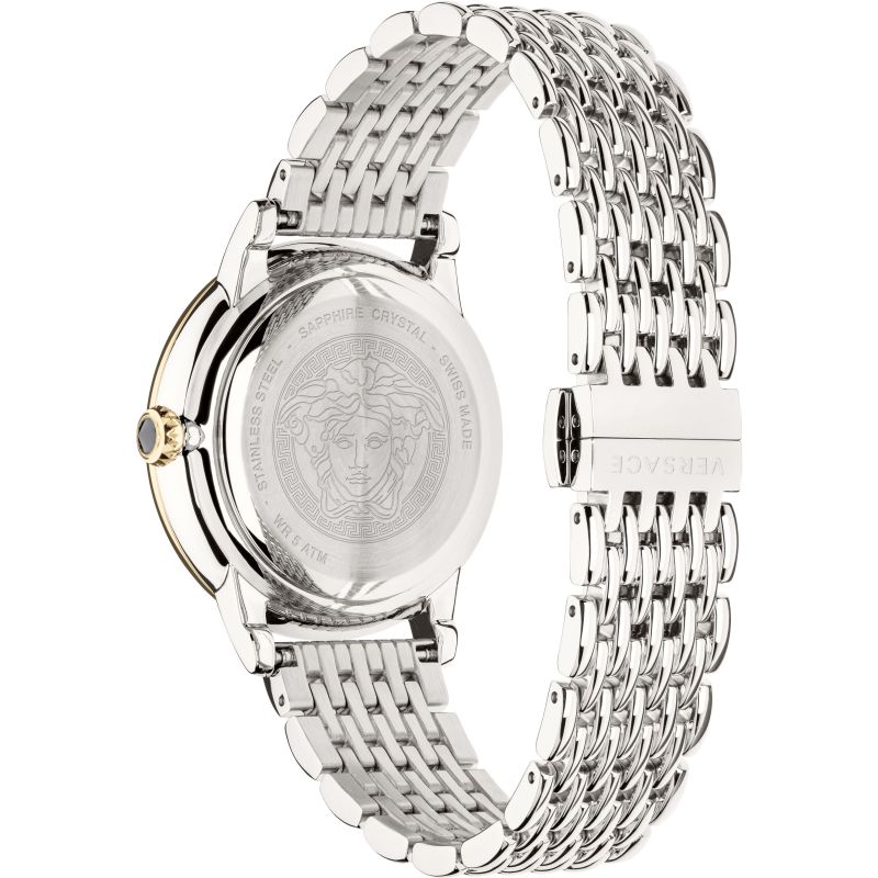 Versace Medusa Icon Ladies Silver Watch