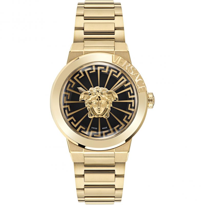 Versace Medusa Infinite Ladies Gold Watch