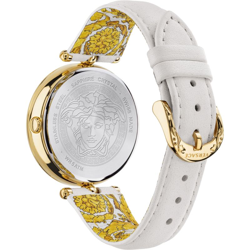 Versace Palazzo Empire Barocco Ladies White Watch