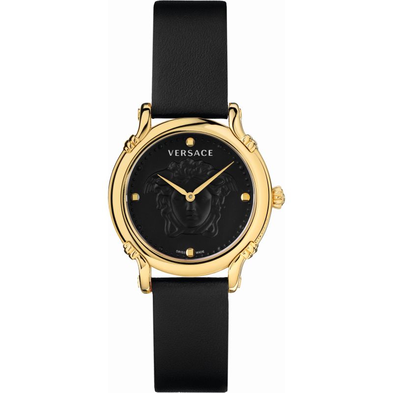 Versace Safety Pin Ladies Black Watch